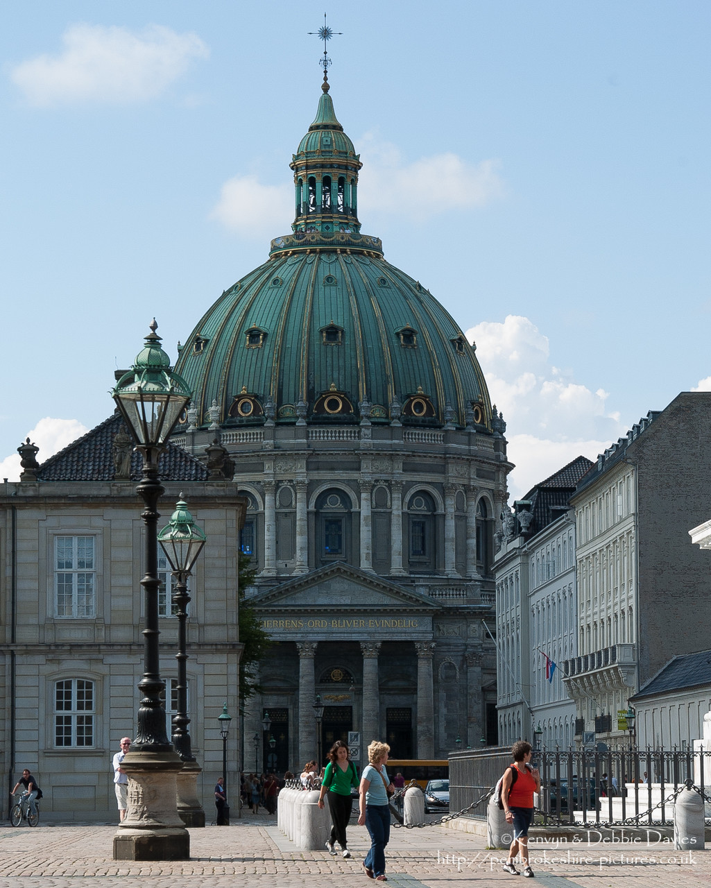 Frederik's Church (Danish: Frederiks Kirke), popularly known as The Marble Church (Marmorkirken) for its architecture, is an Evangelical Lutheran church in Copenhagen, Denmark. It is located just west of Amalienborg Palace.